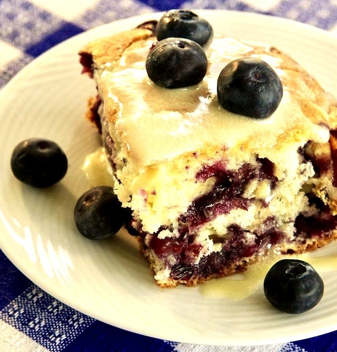 Blueberry Pudding with Hard Sauce